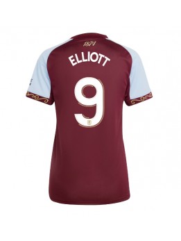 Zenske Futbalové oblečenie Aston Villa Harvey Elliott #9 2025-26 Krátky Rukáv - Domáci Zenske Futbalové oblečenie Aston Villa Harvey Elliott #9 2025-26 Krátky Rukáv - Domáci